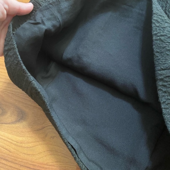 HALSTON HERITAGE new with tags black one shoulder 5% wool dress evening wear 6 - Picture 6 of 7